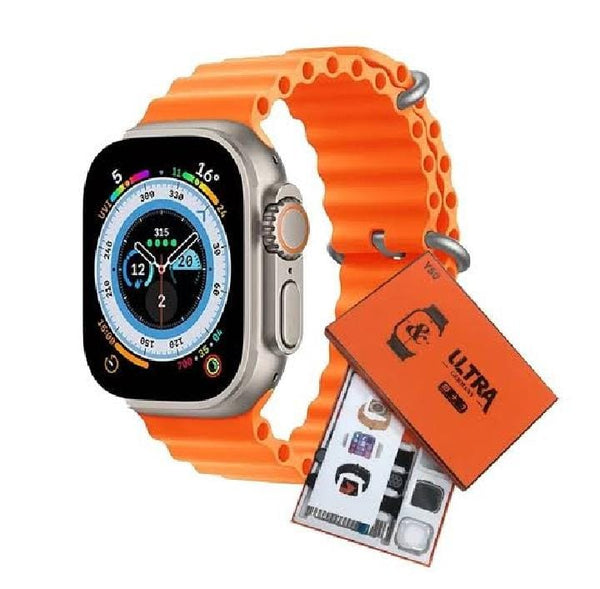 Y80 Ultra Smart Watch Plus 8 Strap Combination With 2.02 Inch High Def